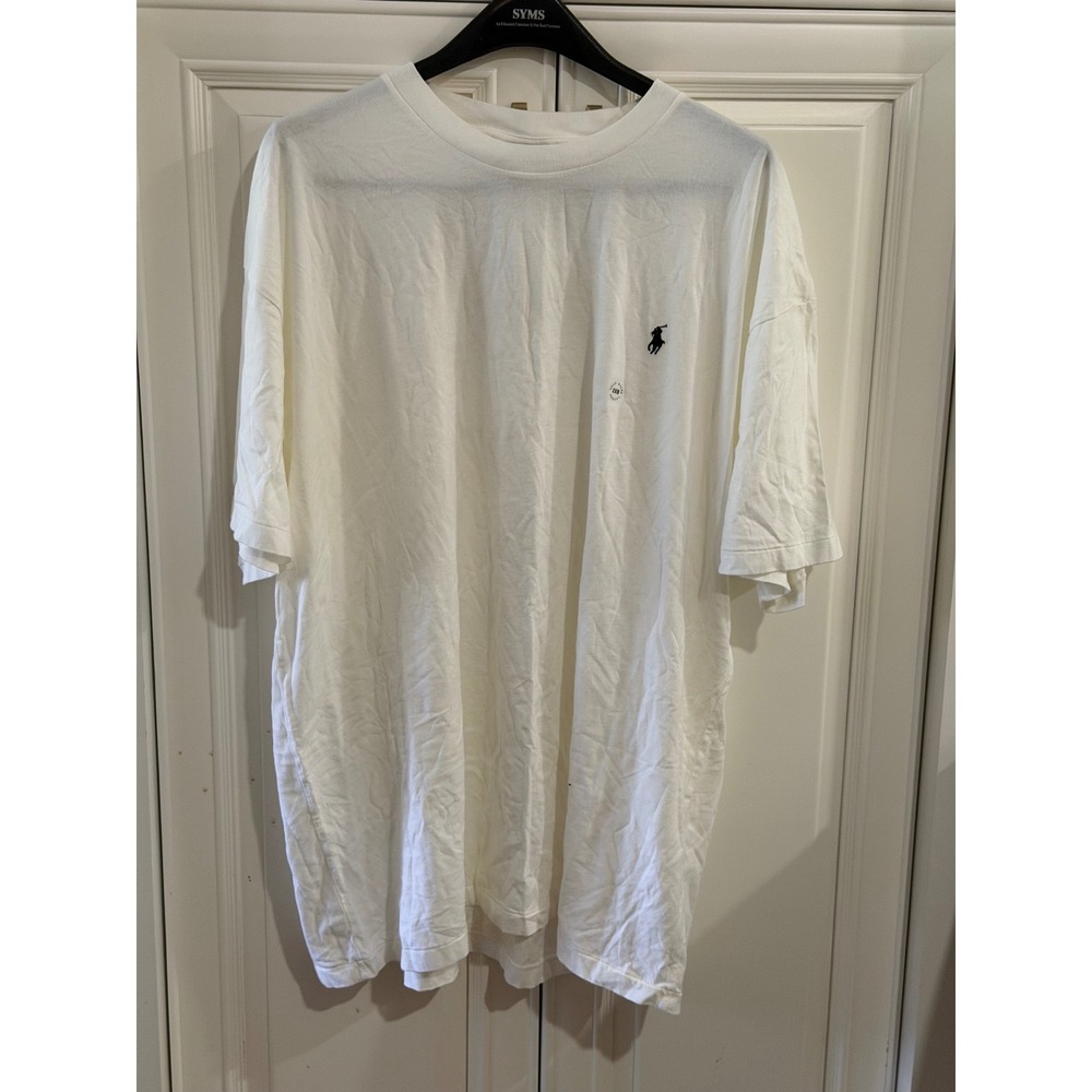 Polo Ralph Lauren T-Shirt Mens 2XB White Classics Big & Tall With Tags